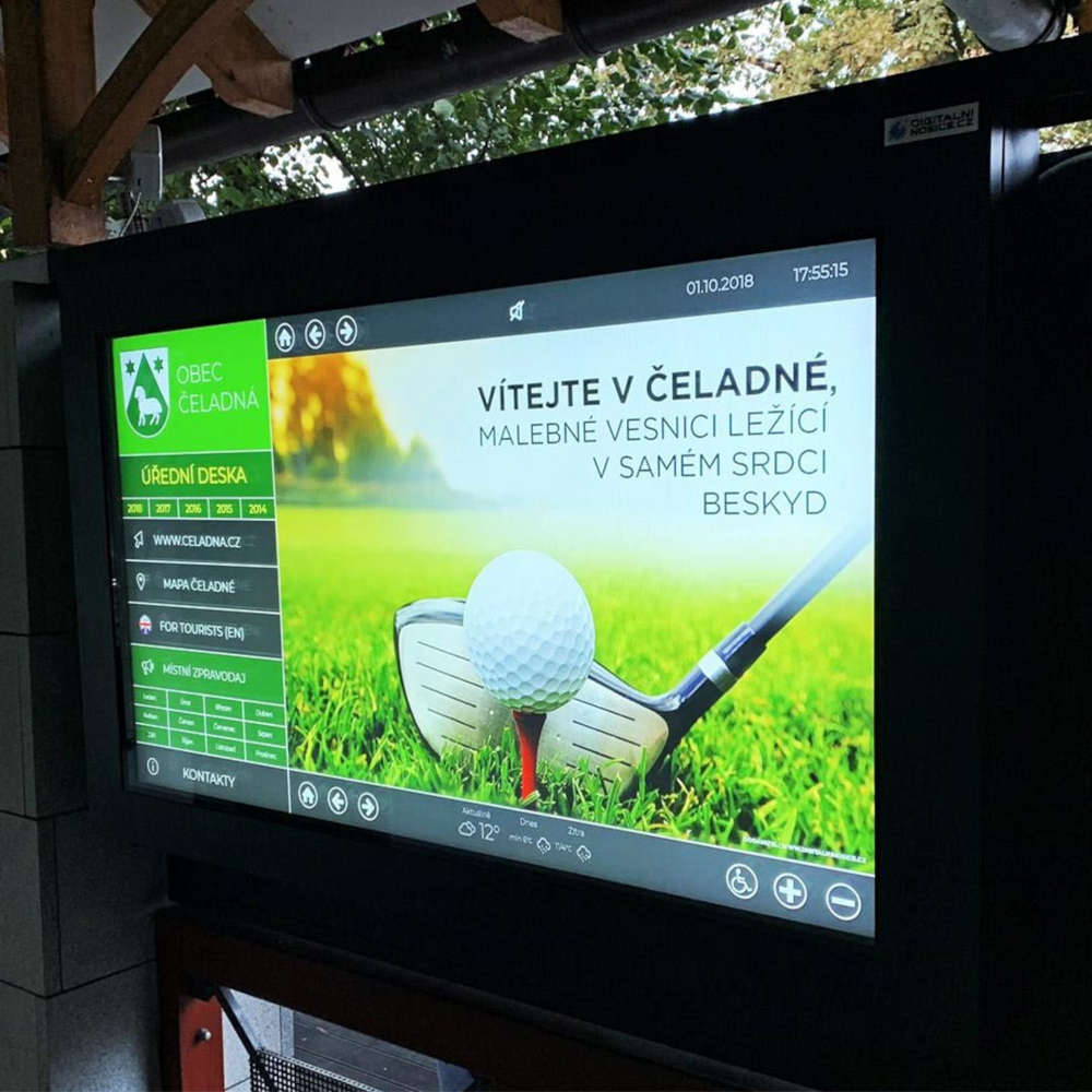 Výhody venkovních elektronických úředních desek